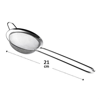 Mini Peneira Aço Inox 8 x 21 cm suco sementes cozinha coar em Oferta na Shopee