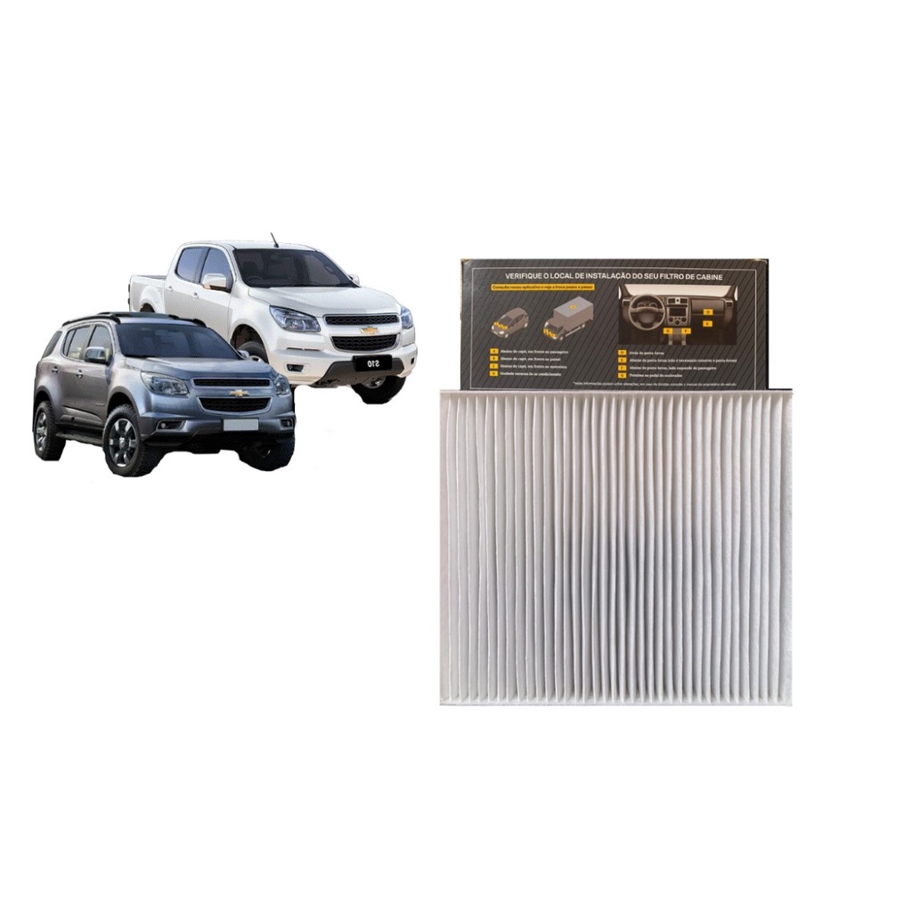 Filtro Ar Condicionado Cabine S10 Blazer 2012 Em Diante