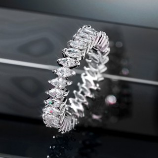 925 Prata Esterlina Nova Moda Feminina Casamento Eternidade Anéis Completo Zircônia Cúbica De Alta Qualidade Jóias De De em Oferta na Shopee