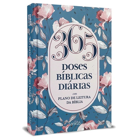 Devocional 365 Doses Bíblicas Diárias | Capa Dura | Floral