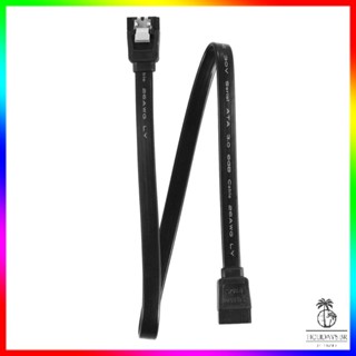Cabo SATA 3.0 de 38 cm Interface reta 6 Gbps HDD SDD Cabos de dados com travas