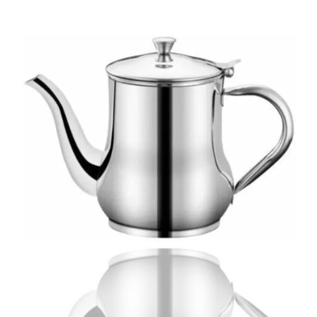 Bule de Inox Café Cha 420ml Cafeteira Leiteira Chaleira Suco