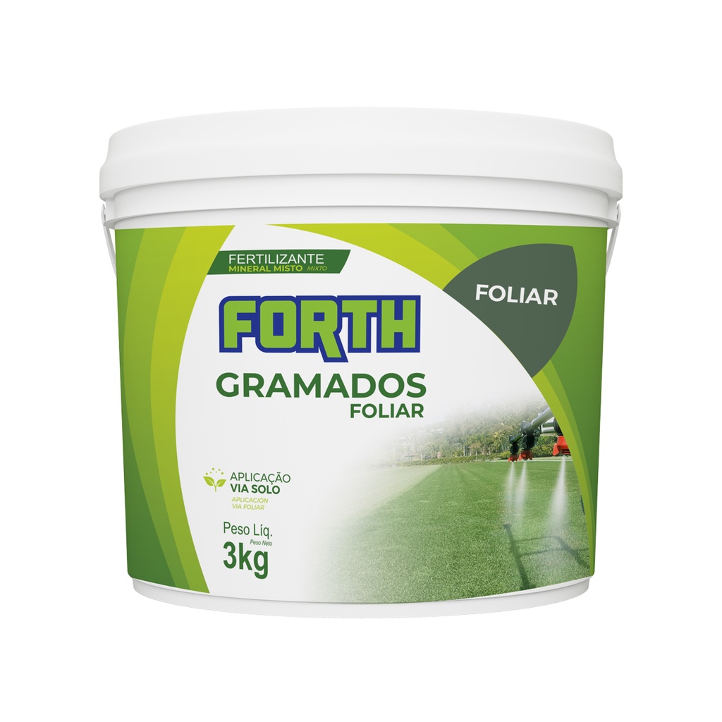 Adubo Fertilizante Forth Gramados Foliar Balde 3kg em Oferta na Shopee