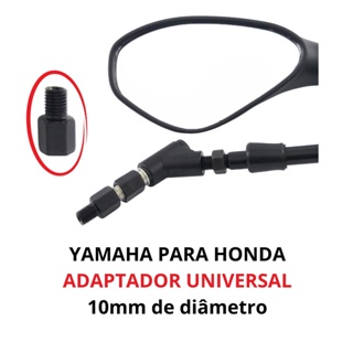 Par Adaptador 10mm Retrovisor Yamaha para em Oferta na Shopee