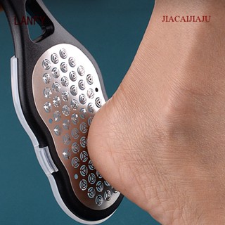 JIACAIJIAJU Removedor De Calos De Aço Inoxidável Raspador De Lixa De Pedicure Multifuncional Portátil Para Cuidados Com Os Pés