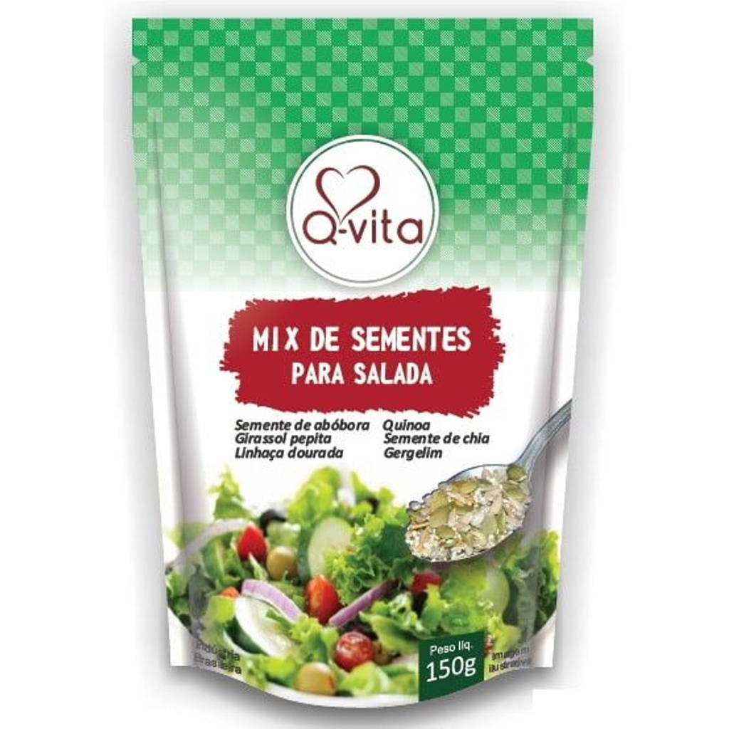 Mix de Sementes p/ Salada Q-VITA 150g