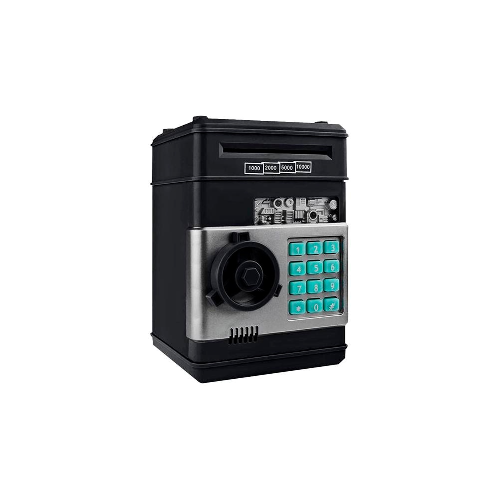 Cofre Eletrônico Digital Automático Decorativo com Senha de 4 dígitos para Cédula e Moeda