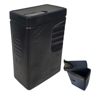Porta Erva Mate Tereré Black Erva 500g Pote para Erva Mate Mateira Pote guardar Erva Tereré Chimarrão