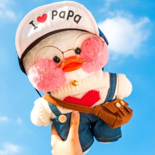 30cm LaLafanfan Café Peluche De Pato Recheado Kawaii Boneca Almofada De Natal Para Crianças