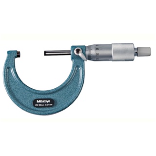 Micrômetro Externo 25-50mm Mitutoyo com Catraca Graduação de 0,01mm em Oferta na Shopee