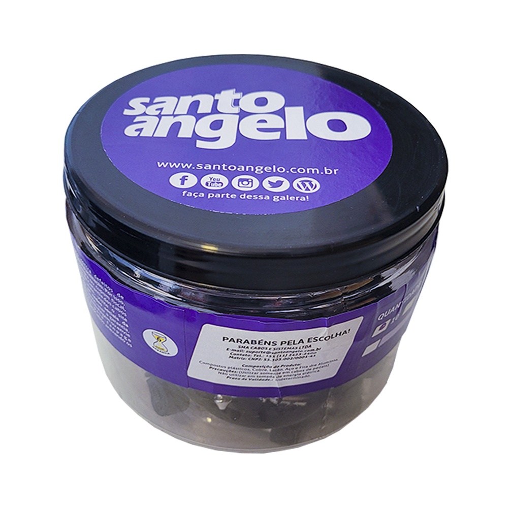 Kit 10 Cabos de Pedal Santo Angelo Ninja P 15cm P10LxP10L em Oferta na Shopee