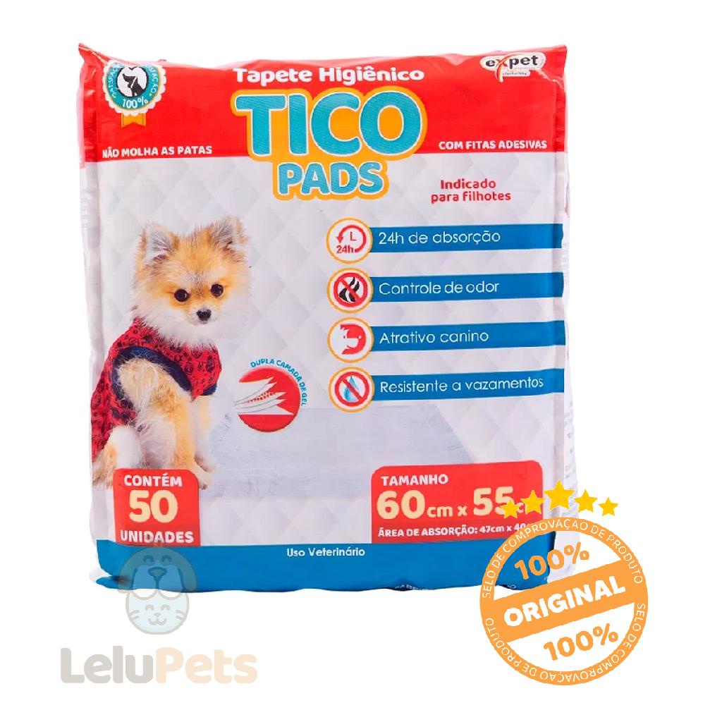 Tapete Higiênico Tico Pads, 50 Unidades em Oferta na Shopee