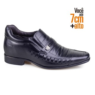 Sapato Social Couro Rafarillo Vegas Você + Alto Masculino