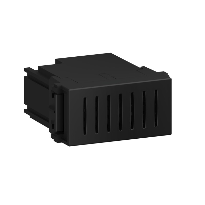 Modulo Campainha Cigarra 1 Posto Bivolt Preto Borne Parafuso