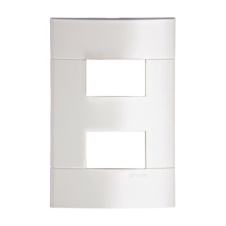 Placa Acabamento 4x2 2 Postos Sep Branco Lunare em Oferta na Shopee