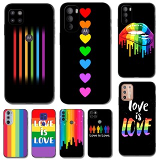 Capa Para Telefone Motorola Moto G 5G Plus G10 G20 G30 G100 5G One 5G Ace De Silicone Lésbicas LGBT Orgulho Arco-Íris