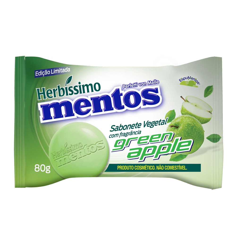 Sabonete Vegetal Herbíssimo Mentos Green Apple