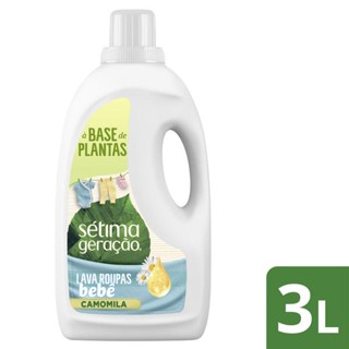 Lava-Roupas Líquido Bebê Sétima Geração Camomila 3L