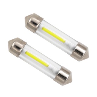Kit 2 Lampadas Torpedo Filamento Led Cob 41mm Super Branca