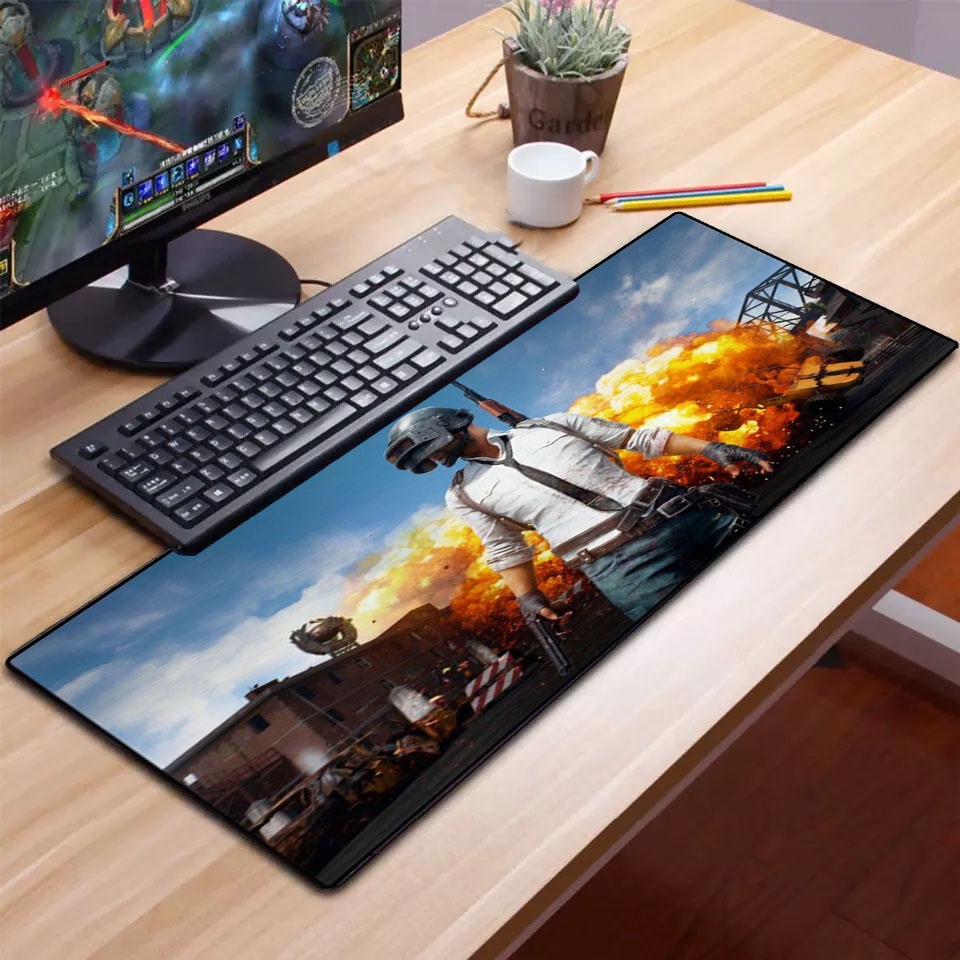 Mouse Pad Gamer Extra Grande Profissional 70x35 Deskpad Preto Caveira Dragão Mapa Ergonômico Speed em Oferta na Shopee