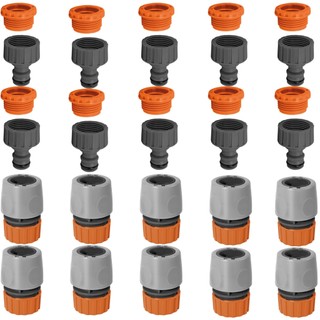 Kit 10 Adaptador Fêmea Torneira + 10 Engate Rápido Mangueira