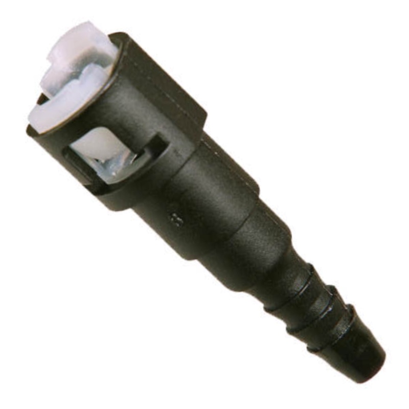 Conector Engate Rápido Reto  Sistema Combustível Flange Tampa Bomba 5/16"x 5/16" Trava Branca QC001