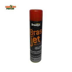 Tinta Spray Vermelho 400ml Uso Geral Secagem Rápida Brasilux