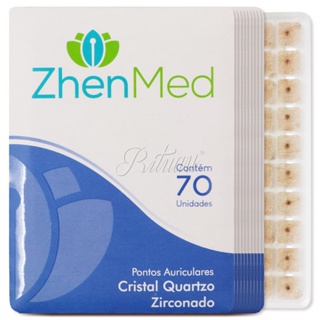 Ponto Auricular Quartzo Zirconado 700 Pontos Acupuntura Auriculoterapia ZhenMed em Oferta na Shopee