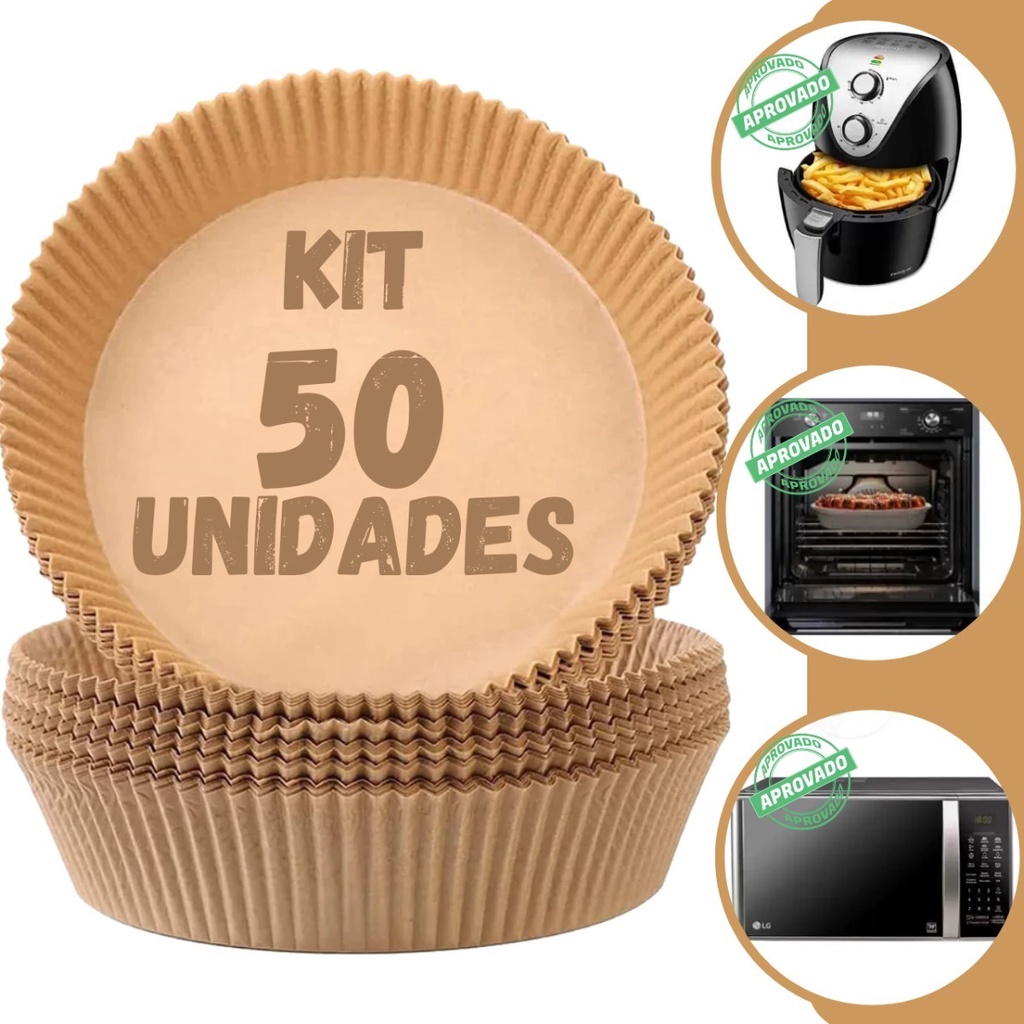 Forma De Papel  Airfryer Forro De Papel Descartável Antiaderente Esteira A Vapor Tapetes De Cozimento De Papel Redondo Cozinha Acessórios De cozinha no Brasil