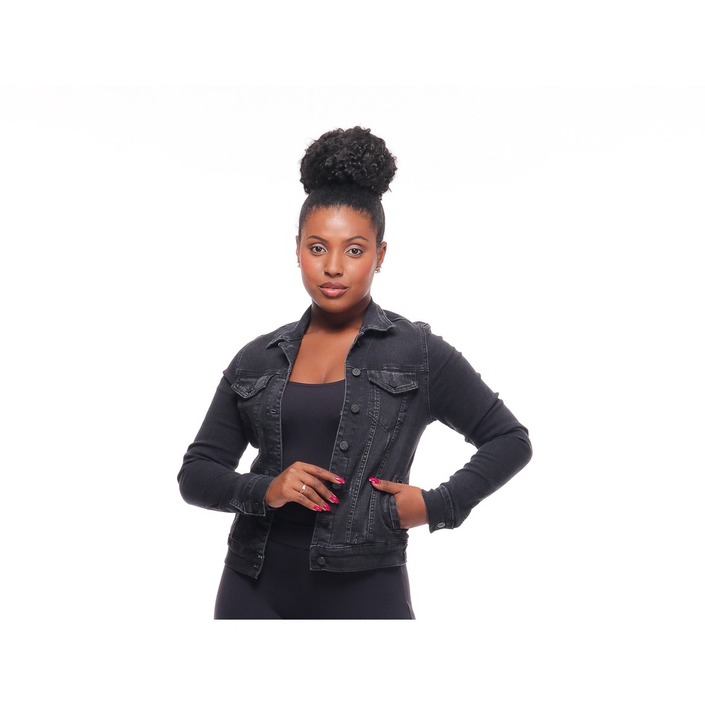 Jaqueta Jeans Feminina Casaco Denim Básico Jaqueta colorida