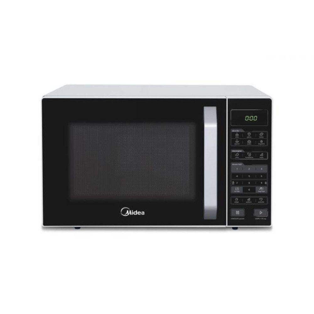 Microondas Midea MXSA27 27 Litros Branco Com Preto - Home Appliances