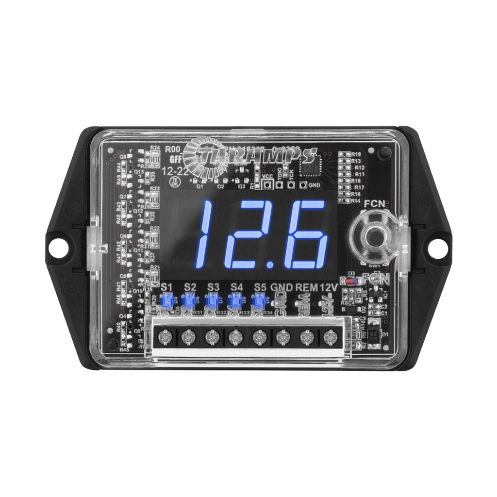 Voltímetro Automotivo Digital Sequenciador Taramps VTS 5.1 5 Saídas Para Carro - Spare Parts and Accessories for Vehicles