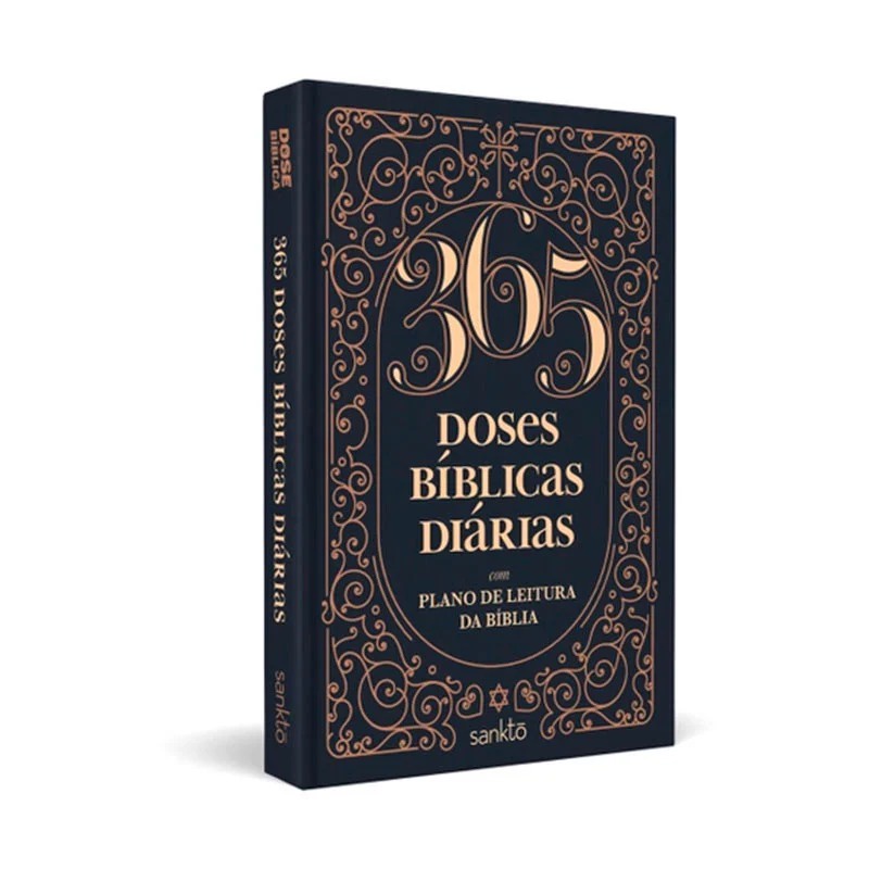 Devocional 365 Doses Bíblicas Diárias | Capa Dura | Ornamentos em Oferta na Shopee