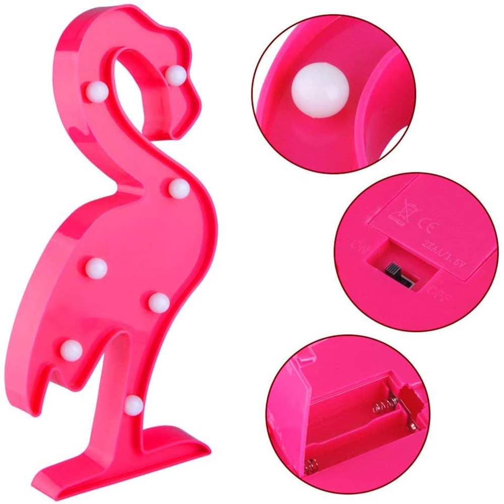 LED decoração Festas Tropical Festa Flamingo Coqueiro 01 Unidade