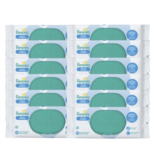 Kit 12 Lenços Umedecidos Pampers Higiene Completa c/ 48 Unidades cada em Oferta na Shopee