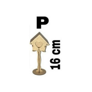 20 Casinha De Passarinho P Para Decoração Festa Mdf em Oferta na Shopee