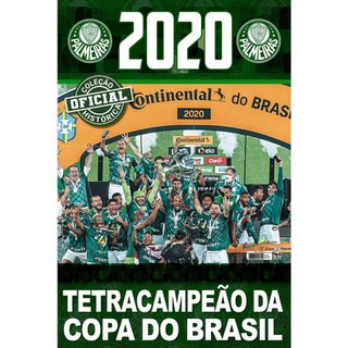 Coleção Oficial Histórica Palmeiras Edição 24 - Pôster Copa do Brasil 2020 em Oferta na Shopee