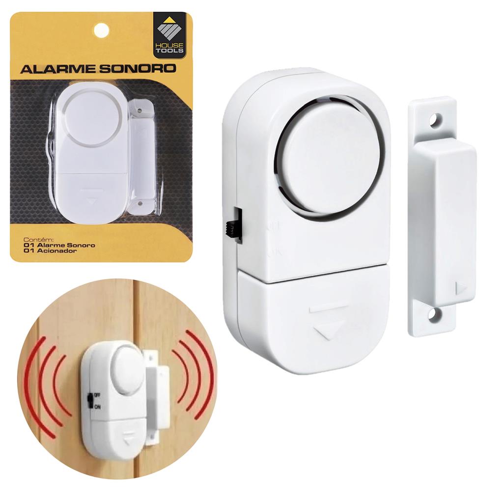 Sensor Alarme Magnetico Sem Fio Para Porta Janela - Art House