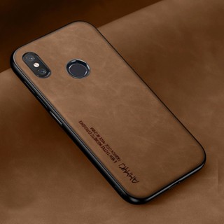 Capa De Couro Com Padrão Cruzado Para Xiaomi Mi 8 8 SE Pára-Choques TPU Redmi Nota 5 7 Índia Pro Casing