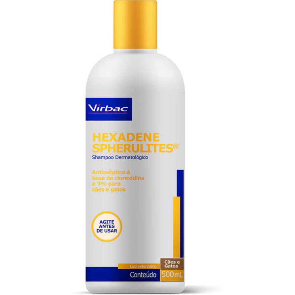 Shampoo Dermatológico Hexadene Spherulites Virbac 500ml em Oferta na Shopee