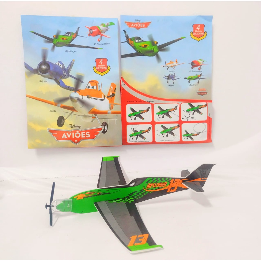 Kit Com 150 Planadores Avião Radicais  De Brinquedo Do Filme Aviões Da Disney kit lembrança