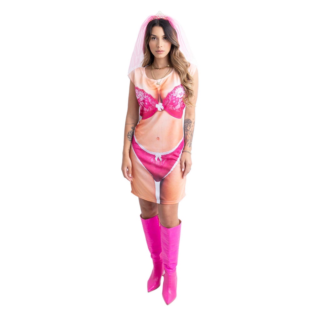 Fantasia Adulto Feminino Camisetão Madrinha Divertida e Engraçada em Oferta na Shopee