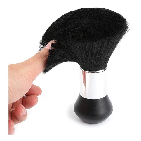 Espanador Pincel De Barbeiros preto