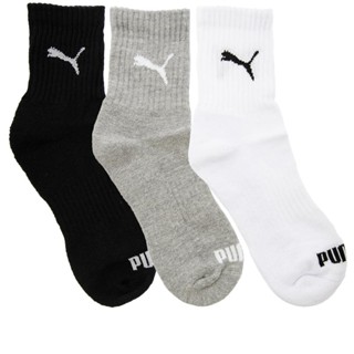 Kit Meia Cano Médio Puma Costura Fina 3 Pares 39-43 Color