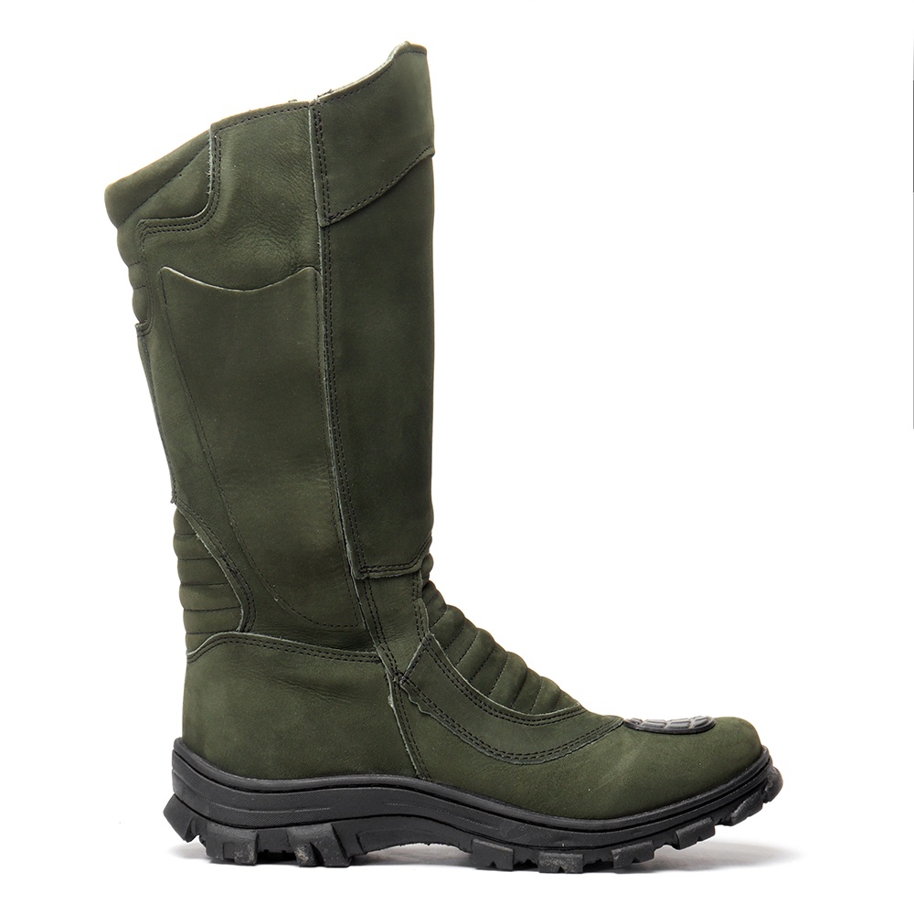 Bota Masculina Coturno Militar Tática Botina Camuflada Pesca Selva Aventura Protetor de Marcha