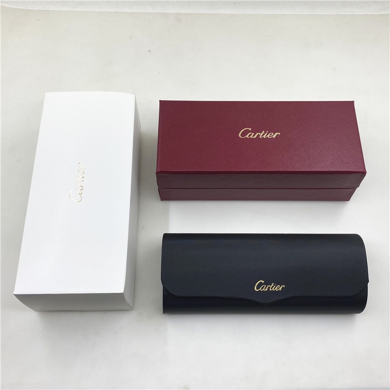 Kajia óculos caso óculos de sol caso adequado para Cartier óculos de sol caso High-End embalagem compressão caixa de arm