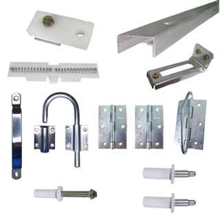 Kit Ferragens p/ Porta Camarão Completo 60cm Natural - Alfer em Oferta na Shopee