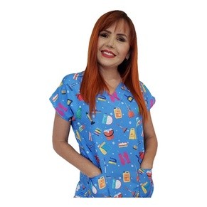 Uniforme Estampado - Scrub - Diarista - Serviços Gerais