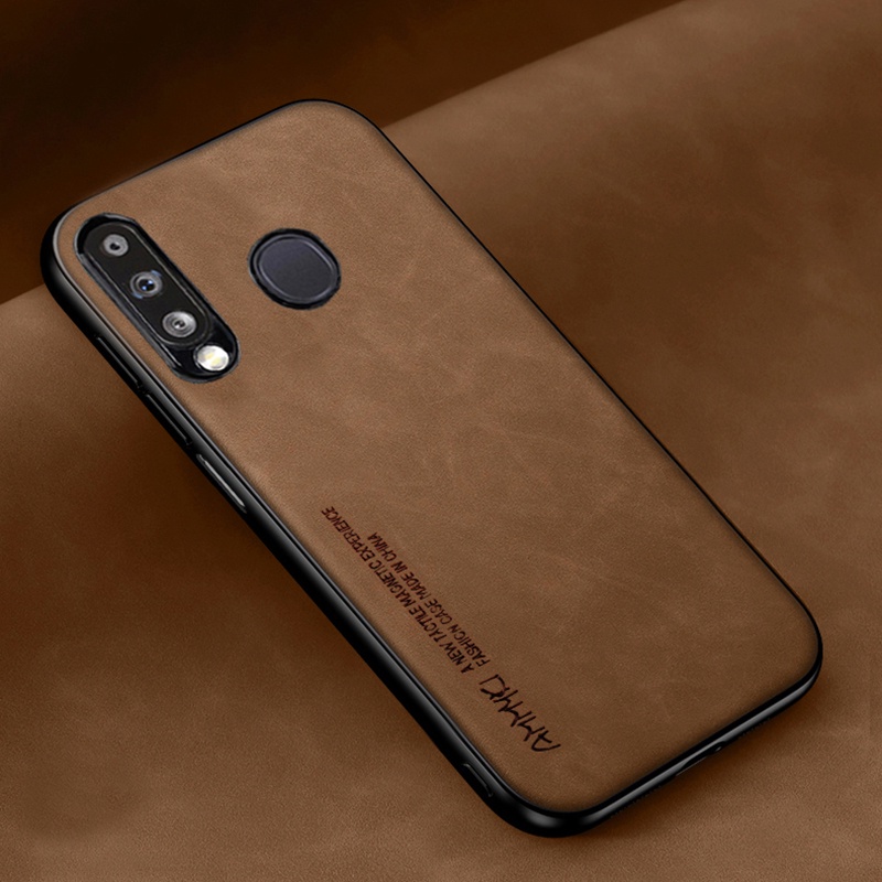 Capa De Silicone Padrão Simples Para Samsung Galaxy A8S A10S A20 A30 M10S Couro A20E A20S A60 M40 Embalagem