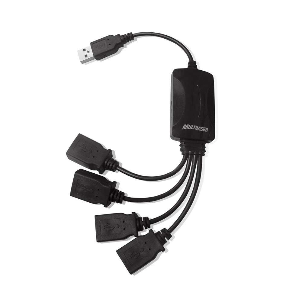 Hub Usb Com 4 Portas Note Pc 2.0 480mb/s AC042 - Computers & Accessories